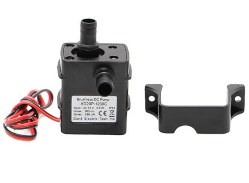 ปั้มน้ำ DC 12V 4.2W 240L/H Ultra Quiet Waterproof Flow Rate Brushless Mini Submersible Water Pump Home Improvement Pump