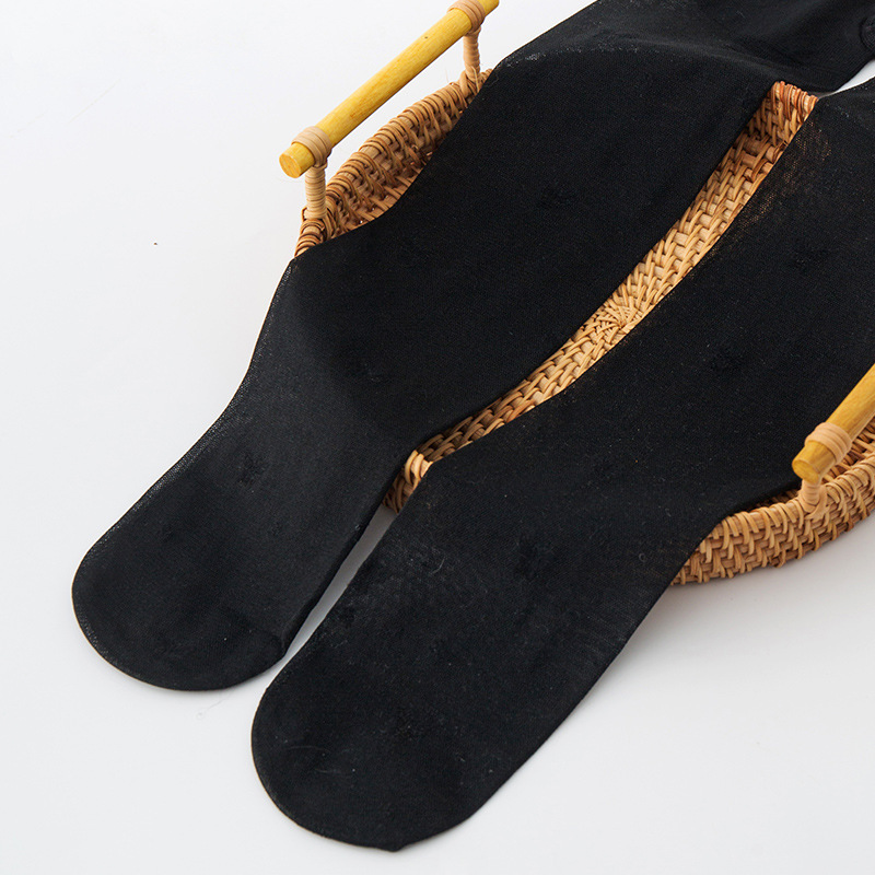 ถุงน่องเด็ก สีขาว แบบโปร่ง ลาย ผีเสื้อน่ารัก