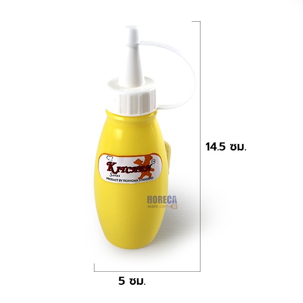 ขวดซอสเล็กแบบคละสี 5 ออนซ์ (12ขวด) ตราเรืองวา