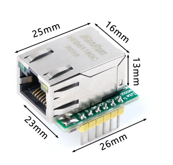 W5500 module TCP/IP Ethernet module compatible with WIZ820IO network interface