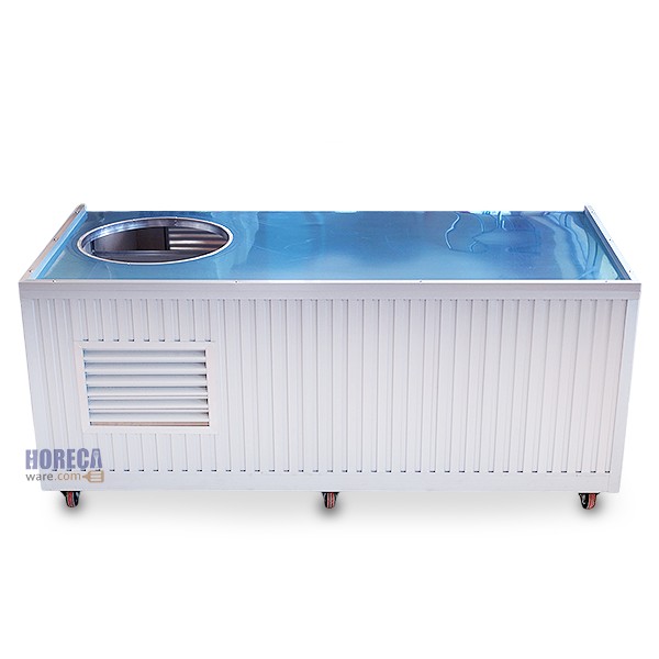 เคาเตอร์ก๋วยเตี๋ยว 180cm x 80cm หน้าท็อปสแตนเลส โกกิ