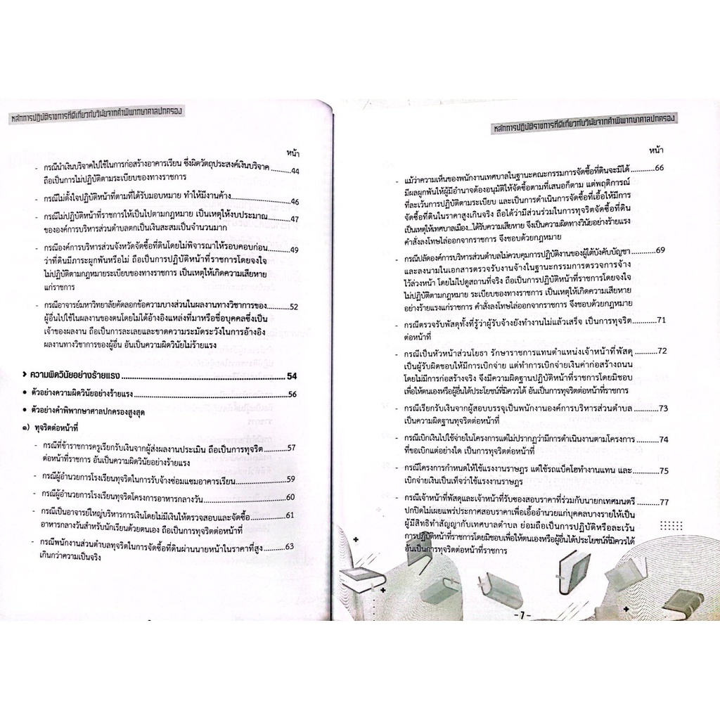 (ห่อปก)หลักการปฏิบัติราชการที่ดี เกี่ยวกับวินัยจากคำพิพากษาศาลปกครอง/นายประนัย วณิชชานนท์/พิมพ์ ตุลาคม 2565(ครั้งที่ 1