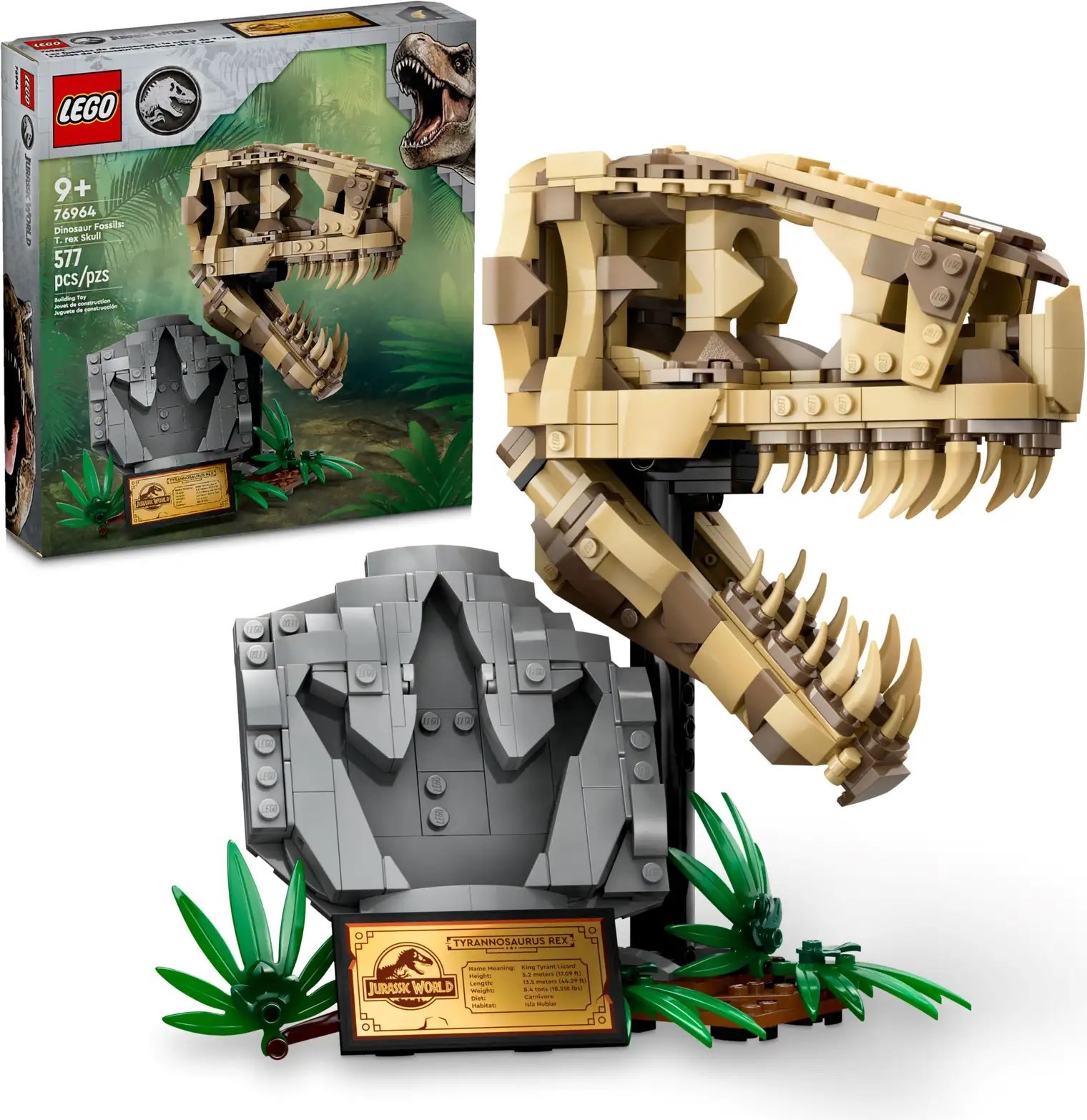 LEGO Jurassic World เลโก้ 76964 Dinosaur Fossils: T. rex Skull