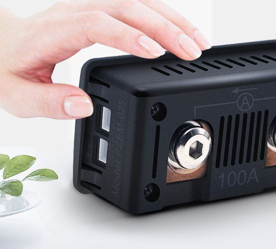 PZEM-025 DC 0-300v 100A Shunt Bidirectional Battery Tester DC Digital Green LCD Ammeter Voltmeter Power Kwh Voltage Meter