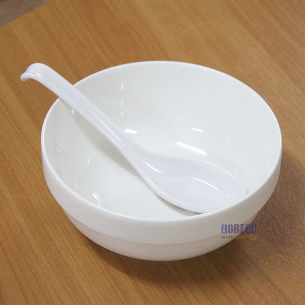 ชามทรงซ้อน 6นิ้ว สีครีม โฟเซรามิค