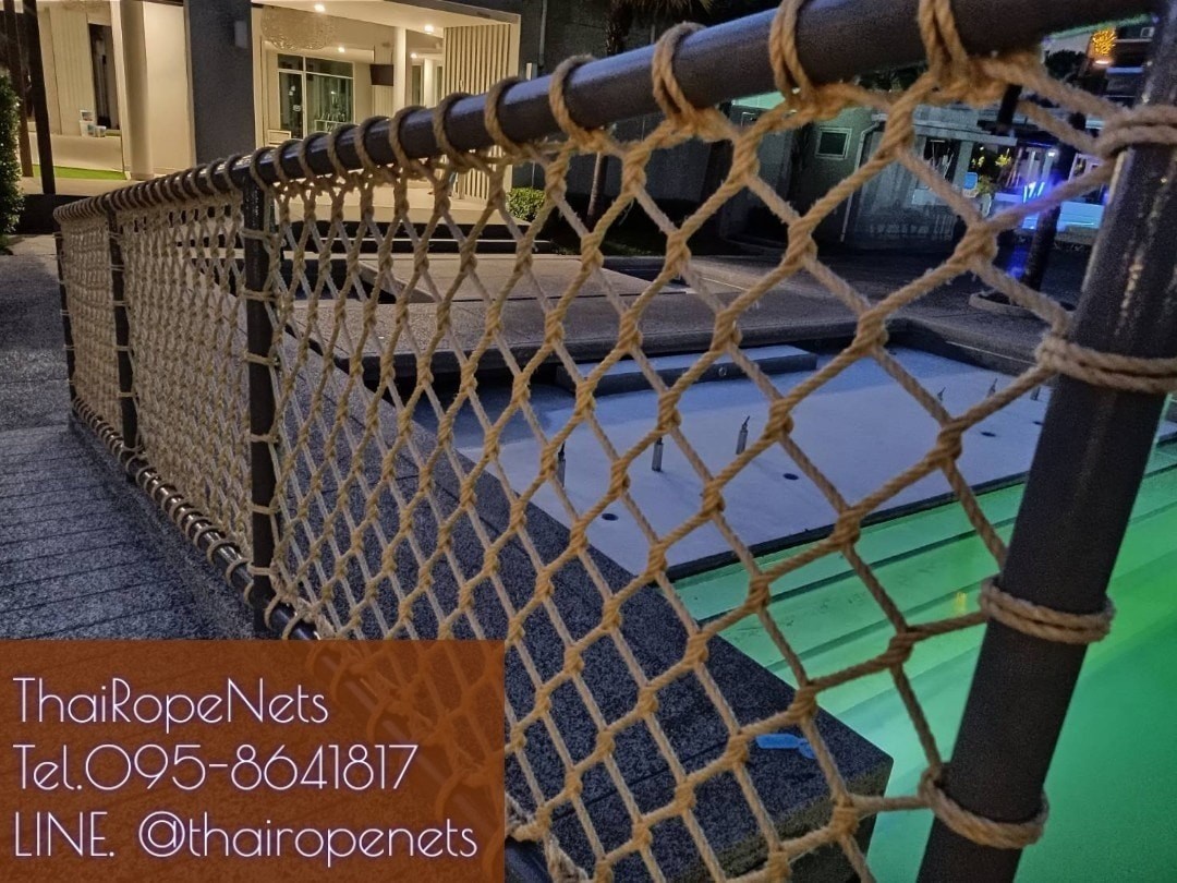 Review ตาข่ายราวสะพาน ตกแต่งทางเดิน สะพาน ตาข่ายกันตกระเบียง