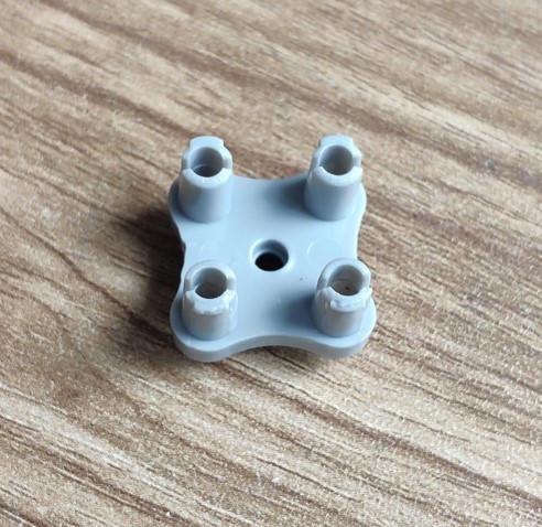 ตัวแปลง SG90 เข้ากับล้อยาง 6514 wheel adapter SG90 steering gear 360-degree turn compatible with Lego cross shaft coupling