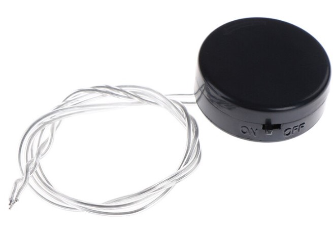 รางถ่านกระดุม 2 ก้อน 6V มีสวิตช์ CR2032 battery holder 6V button seat round and switch