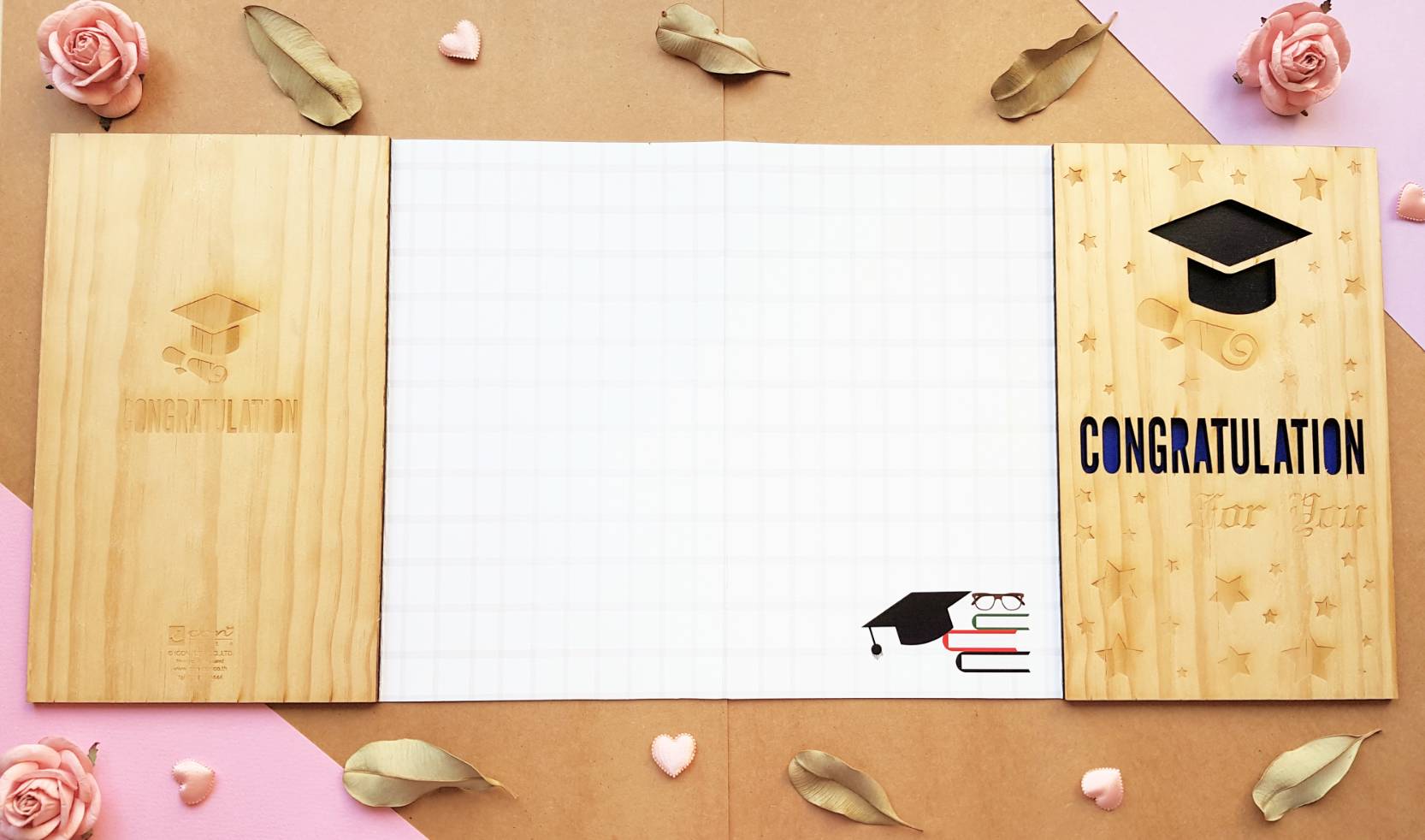 อัลบัมรูปปกไม้ ของขวัญสุดเท่