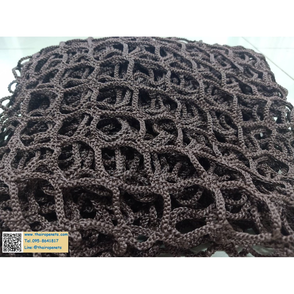 ตาข่ายกั้นราวบันได กันตก ระเบียง ขนาด 80 x 200 cm. สีน้ำตาล⭐️สินค้าพร้อมส่งค่ะ⭐️