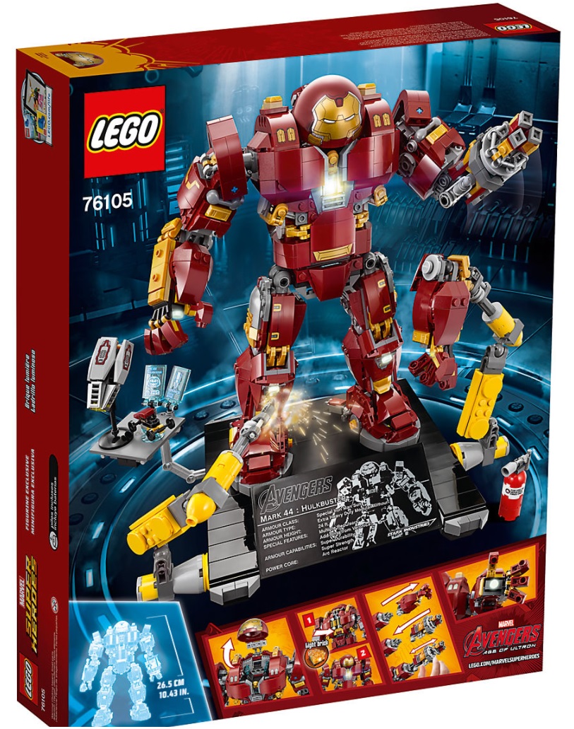 LEGO เลโก้ 76105 MARVEL SUPER HEROES The Hulkbuster: Ultron Edition