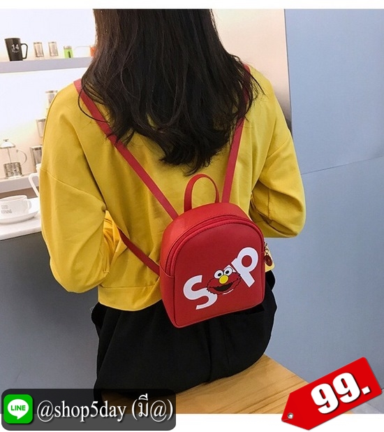 ⚡️ กระเป๋าสะพาย Supreme ลาย Elmo Mini ⚡️