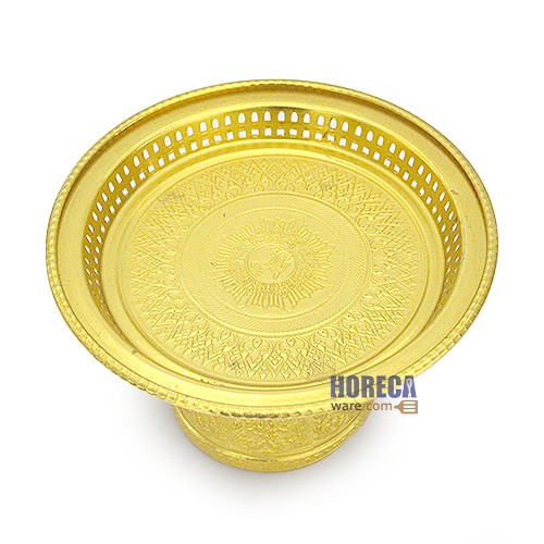 [Gold] Khantok tray 22 cm. Seal