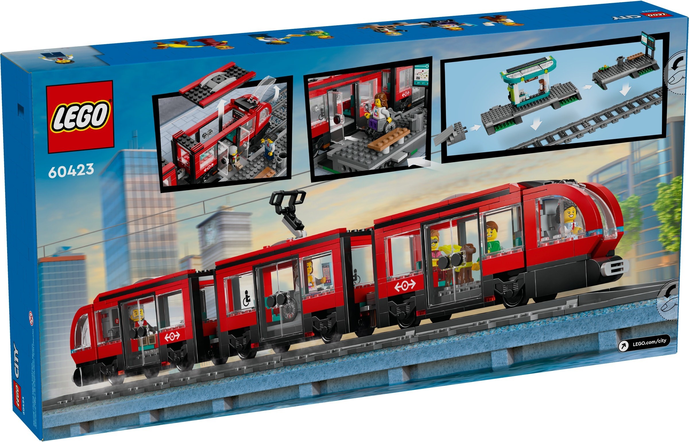 LEGO City เลโก้ 60423 Downtown Streetcar and Station