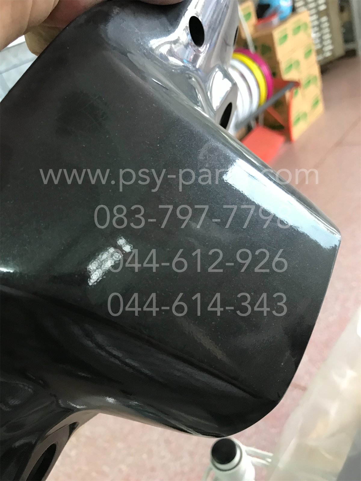 เสื้อไฟหน้าตัวล่าง Y 100 แท้ๆ สีเทาเมท (Y23) 2JH-F6215-00-7M