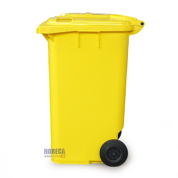 ถังขยะ OTTO 240L ฝาช่อง 58x65x99x106 เหลือง ฟลาวเวอร์แวร์