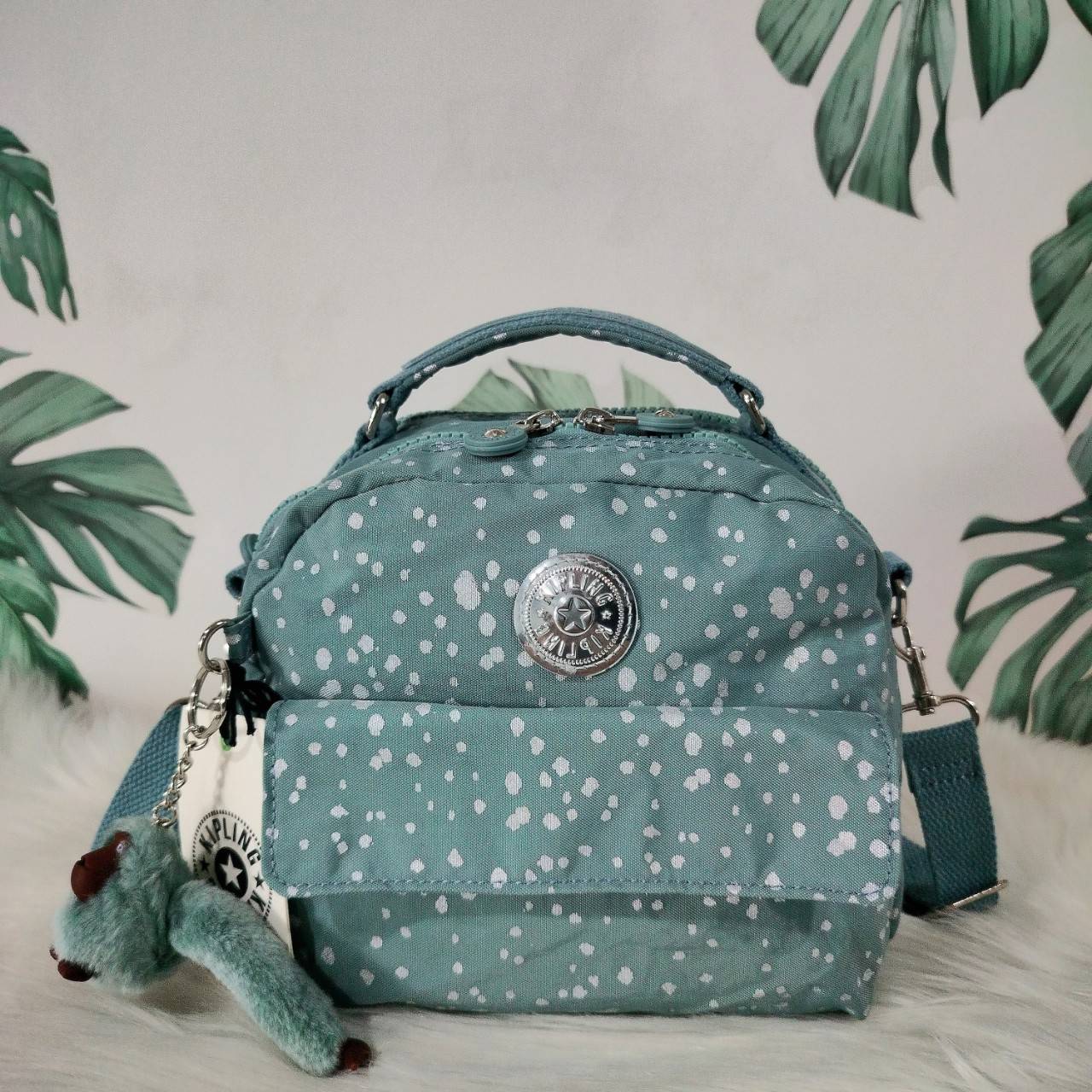 คิปลิ้ง Candy 2 ways backpack กระเป๋าเป้ สะพายข้าง กระเป๋าถือ KIPLING