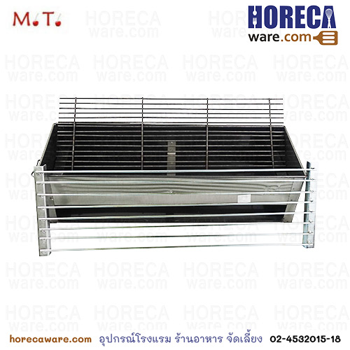 เตาย่างปลาหมึก 8x24นิ้ว พร้อมขาตั้ง ถอดได้ เมทัลเลก [mt-stvg-8-24]