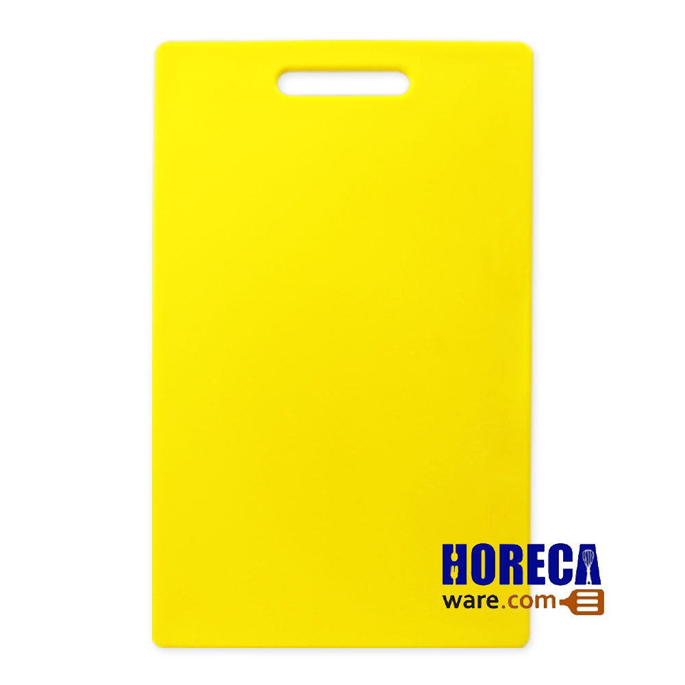 Plastic cutting board 20 x 30, thickness 1 cm., yellow, Figure brand