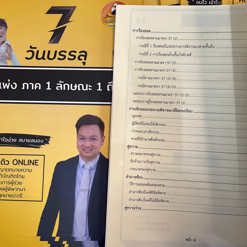 7วันบรรลุ ป.วิ.แพ่ง ภาค 1 ลักษณะ 1-4 / โดย : อาจารย์เป้ สิททิกรณ์ ศิริจังสกุล / ปีที่พิมพ์ : ธันวาคม 2566 (ครั้งที่ 1)