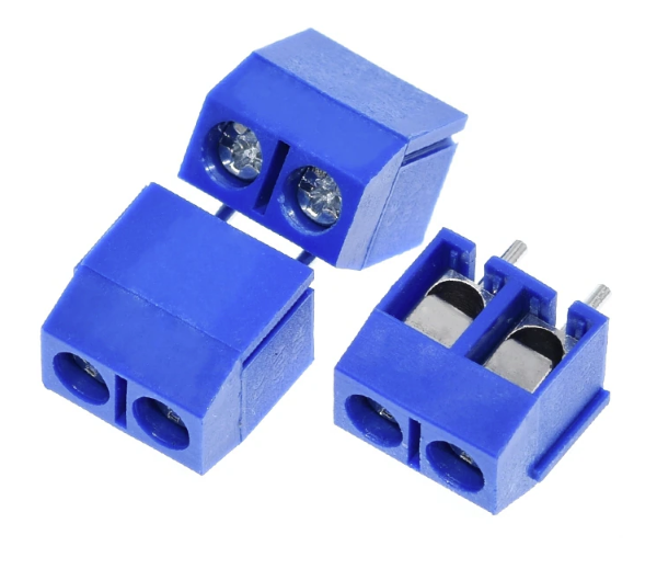 Terminal Block 2Pin Pitch 5.08mm KF301 blue color Screw Terminal Block Connector 2 Pin