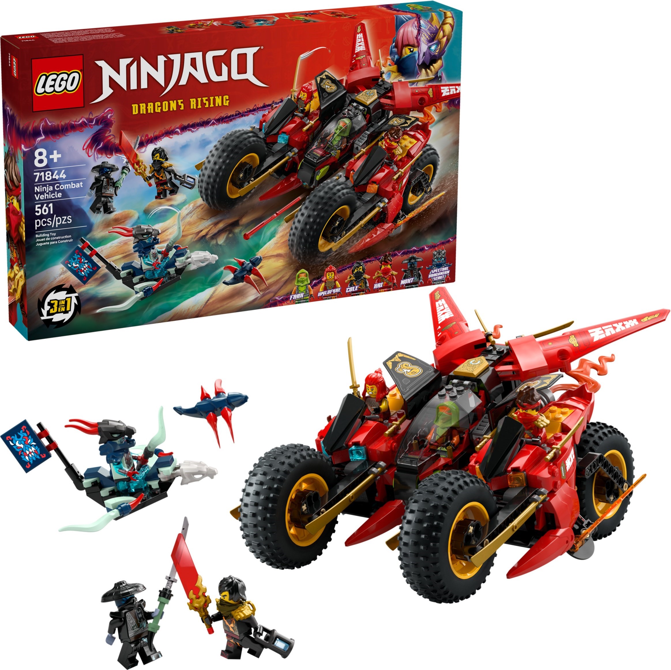 LEGO Ninjago เลโก้ 71844 Ninja Combat Vehicle