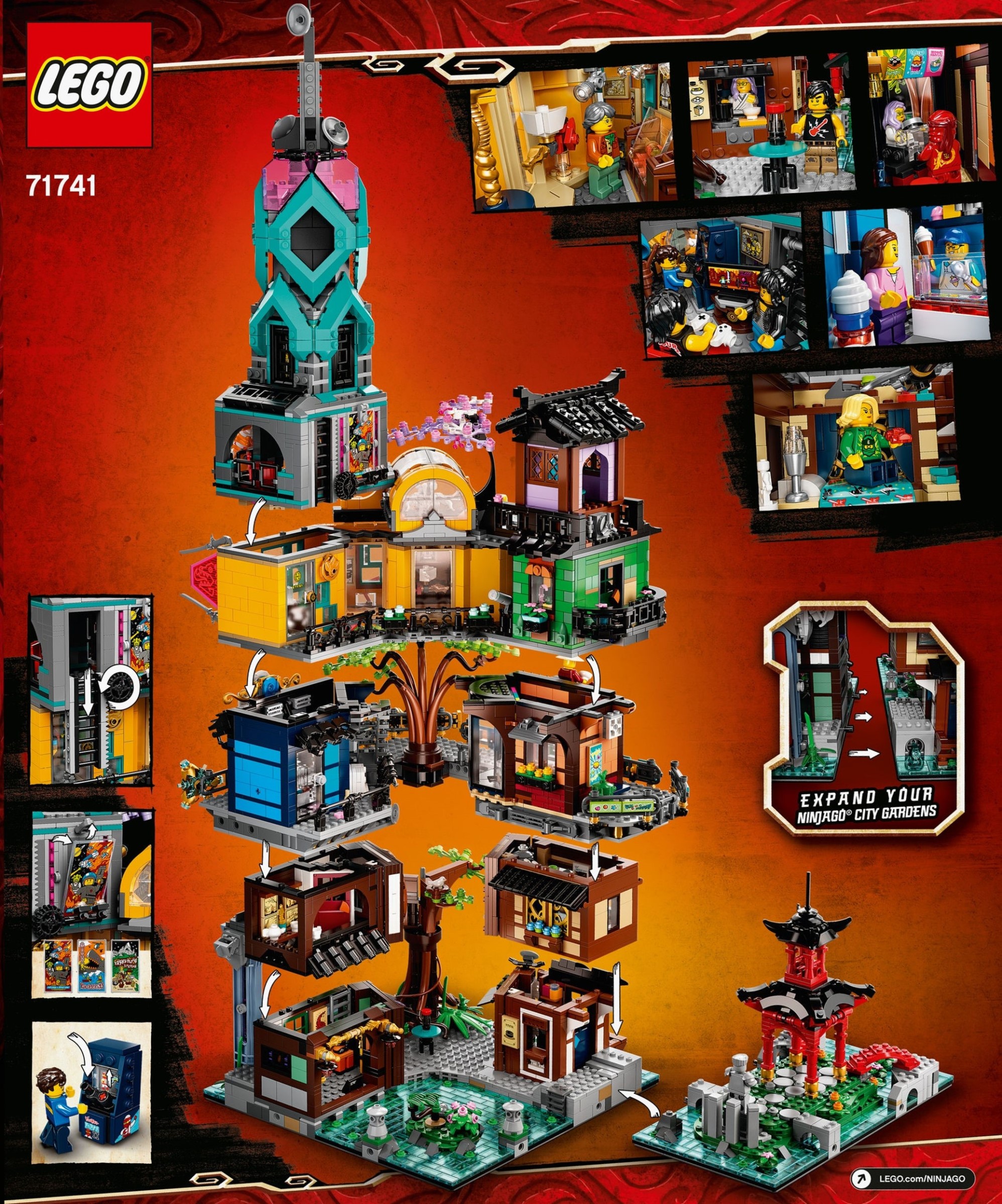 LEGO เลโก้ 71741 NINJAGO City Gardens