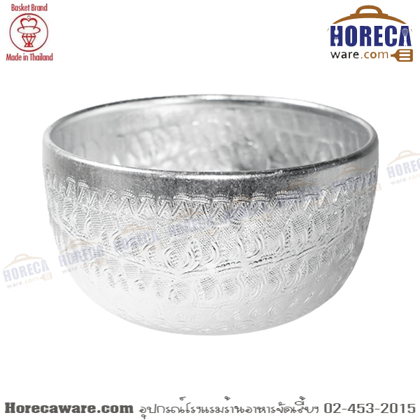 [คุ้มค่า] ขันน้ำลายไทย 16 ซม. กระเช้า [bk34116t]