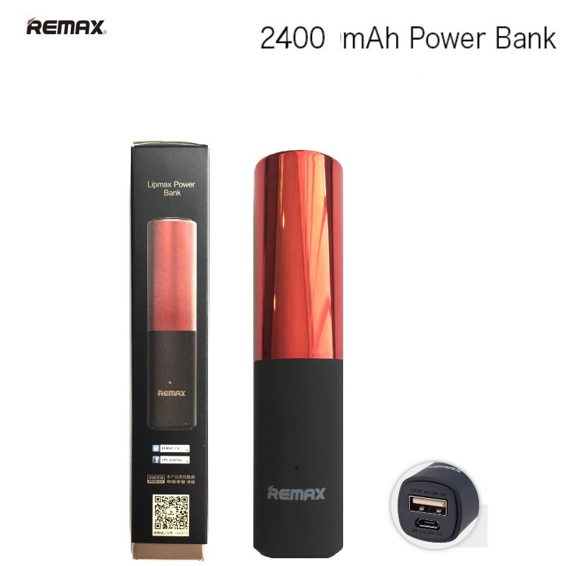 Lipmax RPL-12 2400 mAh แบตสำรองลิปสติก Remax