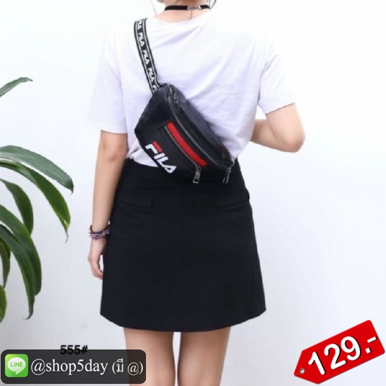 🔥กระเป๋าแฟชั่น คาดอก Fila ฟิล่า No.flla 129-G