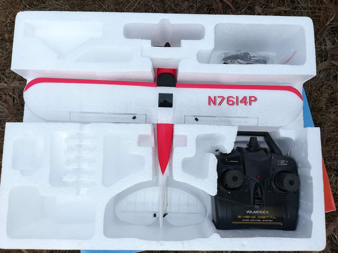 เครื่องบินบังคับวิทยุ Volantex piper Sport cub-500 3CH 2.4GHZ.RTF