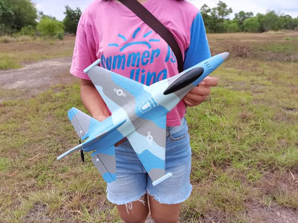 XK A290 เครื่องบิน Wingspan RC ขนาด 320 มมสินค้าชุดพร้อมเล่น 3ch 2.4GHZ.มอเตอร์ขับหลัง