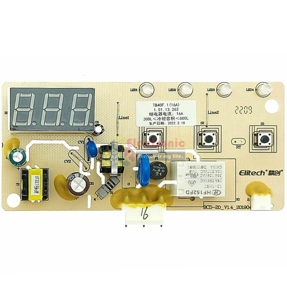 แผงบอร์ดควบคุมตู้แช่ Fresher-(เฟรชเชอร์)*อะไหล่แท้