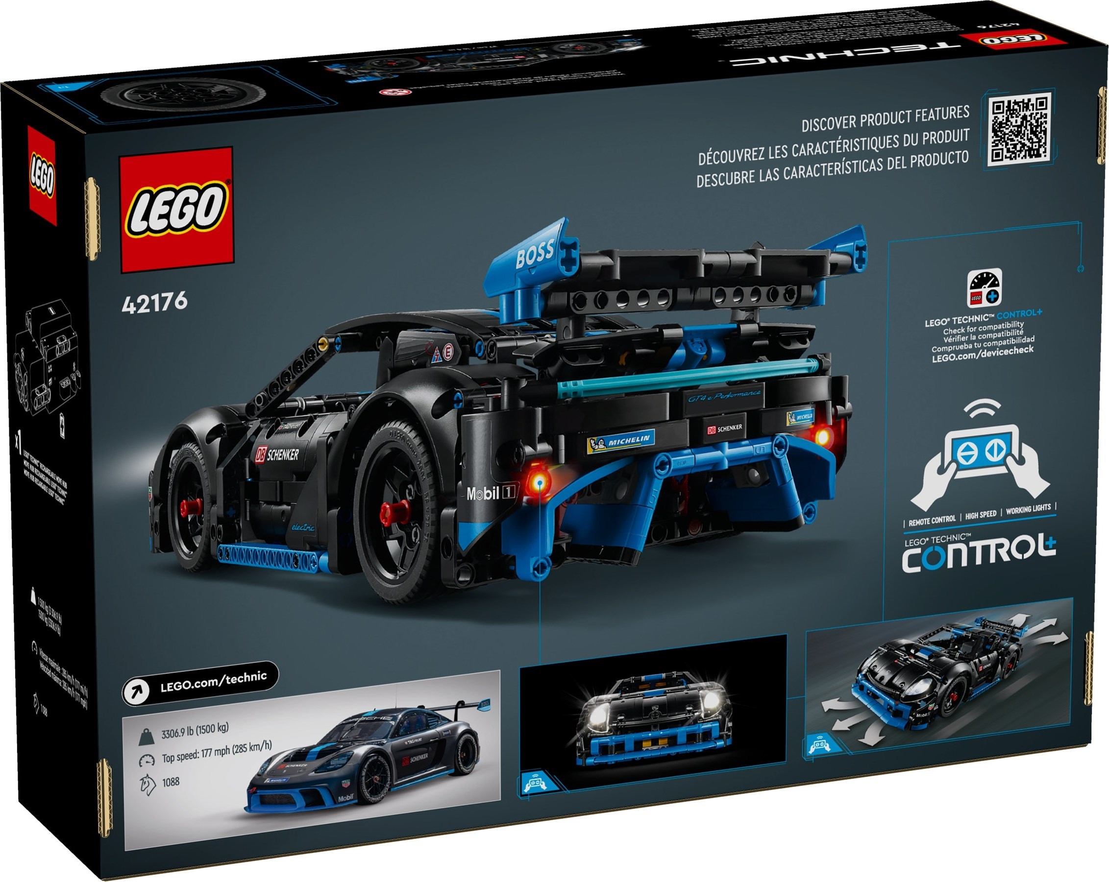 LEGO Technic เลโก้ 42176 Porsche GT4 e-Performance Race Car