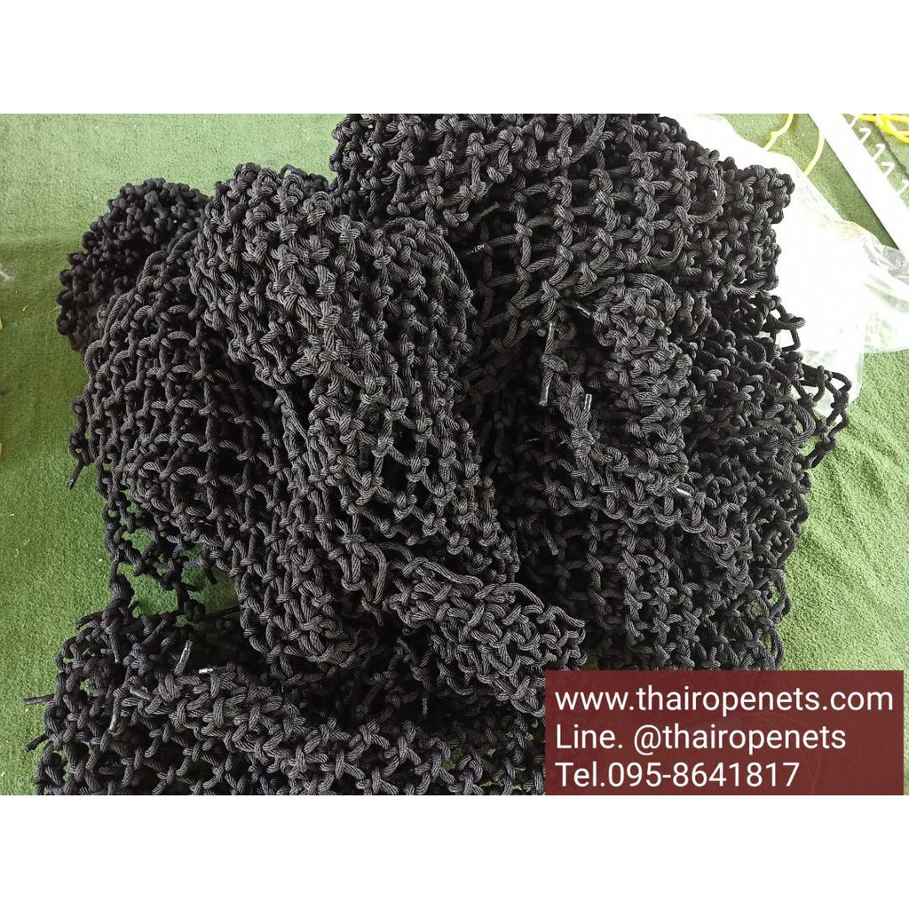 ตาข่ายเปลนอน (โพลีโพรพิลีน) ชนิดนิ่ม ทนต่อแรงดึงและแรงเสียดสีได้มาก (1x2m.)