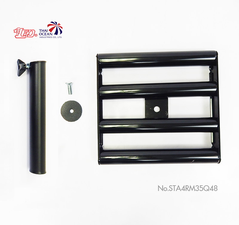 Leo ขาตั้งร่มสนาม แพเล็ก ขนาด35ซม. แกน 48 มิล ฐานตั้งป้าย,ธง ถอดเสาได้ พกพาสะดวก ติดตั้งง่าย