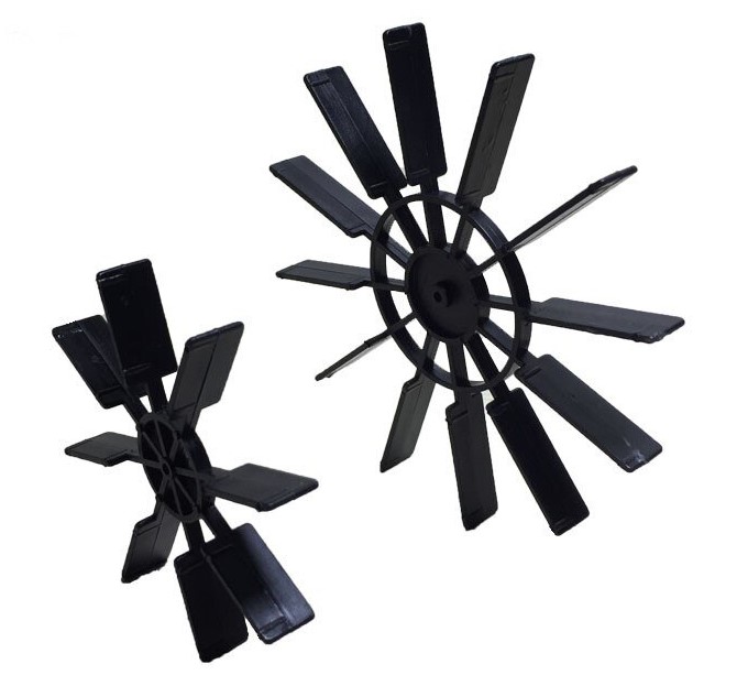 ใบพัด กังหันเรือ ขนาด 70x10 มม. ใช้เพลา 2 มม. wheel paddle model boat paddle propeller ship propeller remote control car paddle DIY model small production size 70x10mm. for Shaft 2mm.