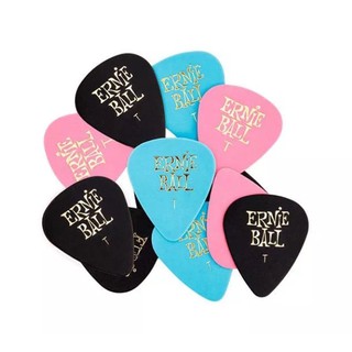 ปิ๊กกีตาร์ 3 ชิ้น แท้ 100% ปิ๊กกีต้าร์ ERNIE BALL THIN ขนาดความหนา 0.46 mm.