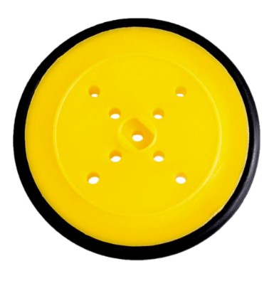 ล้อรถขอบยาง 410 rubber wheel robot tire TT motor robot smart car platform car electronic design toy