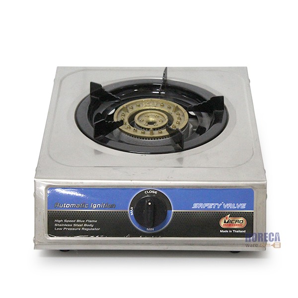 เตากล่อง หัวเดี่ยวหน้าเฉียงสแตนเลส ไมโคร