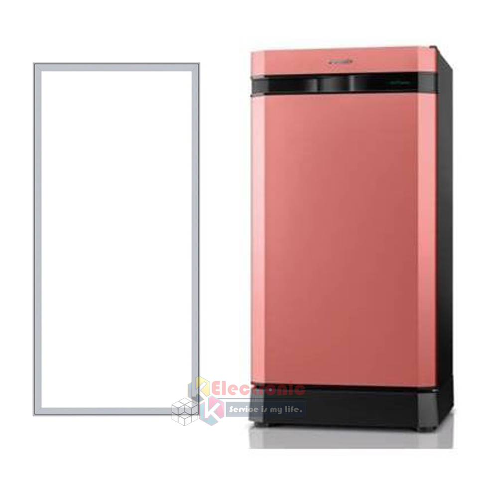 ขอบยางประตูตู้เย็น Panasonic-(พานาโซนิค)สำหรับรุ่น_NR-AH182/NR-AH183/NR-AH184/NR-AH185/NR-AH186/NR-AH188_อะไหล่แท้ ใส่ง่าย ขนาด 53*103 เซนติเมตร-ขอบยางแบบศรกดตามร่อง