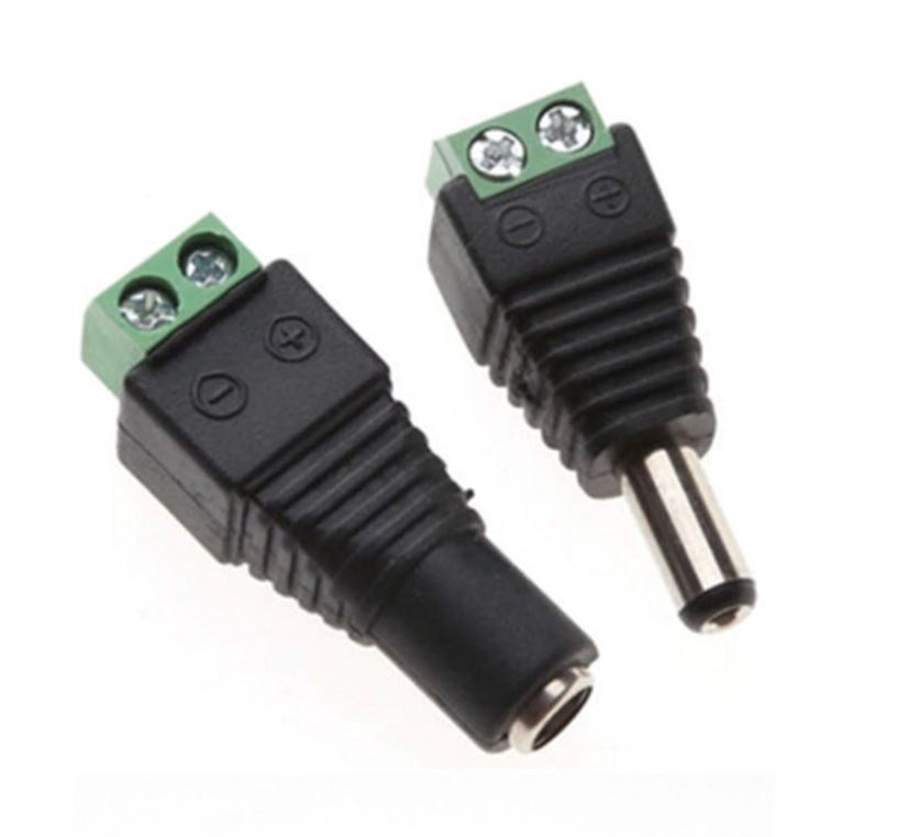 Female DC connector 2.1x5.5mm Power Jack Adapter Plug Cable Connector power connector ตัวเมีย dc power