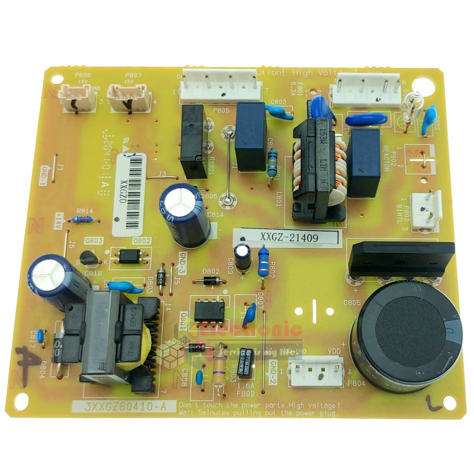 แผงบอร์ดตู้เย็น TOSHIBA(โตชิบา)รุ่น*GR-HG52KDZ/GR-H52KBZ*อะไหล่แท้*ใช้ได้กับทุกรุ่นที่ทางร้านระบุไว้