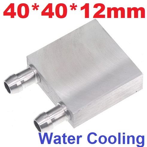 40*40*12mm Primary Aluminum Water Cooling Block For Liquid Water Cooler Heat Sink System For PC Laptop CPU Newest 40x40x12mm