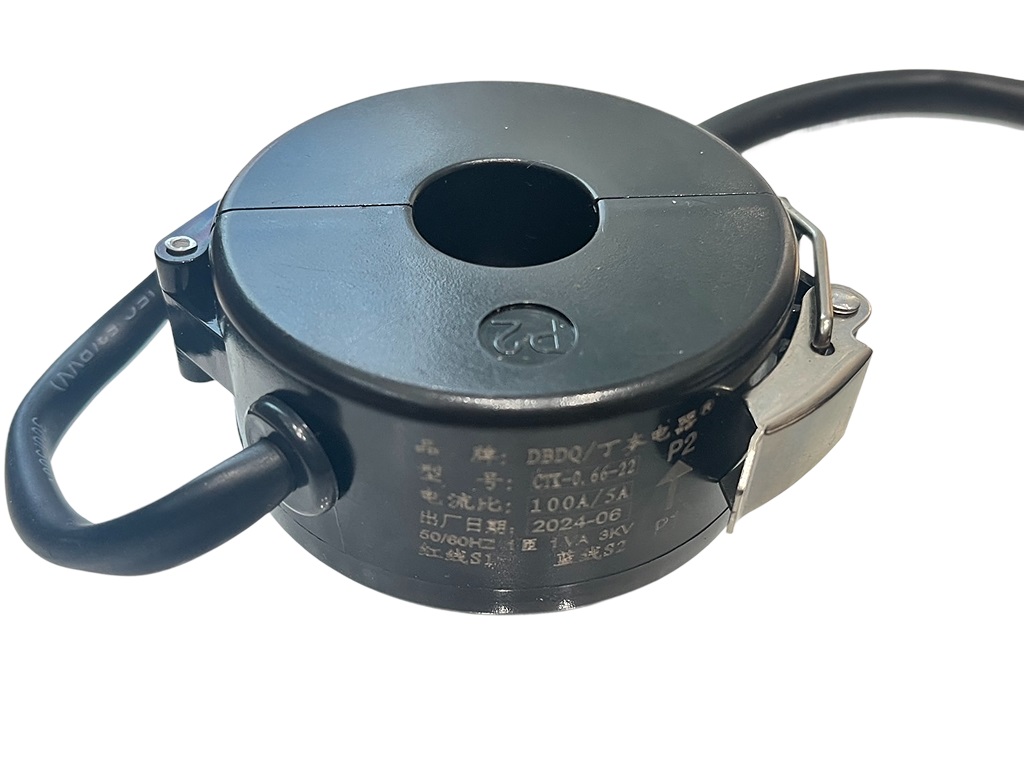 CTK-0.66-22mm. 100/5A Hold 22mm. CT Split Core Current Transformer Coil Sensor Pri 100A output 5A class 0.5 CT วัดไฟฟ้ากระแสสลับ