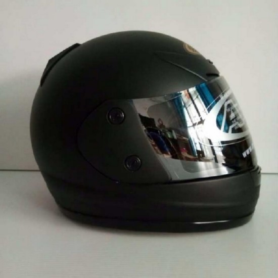 AVEX หมวกกันน็อคเต็มใบ ราคาถูก รุ่นXR ล้วน สีดำด้าน แว่นปรอทตะกั่ว