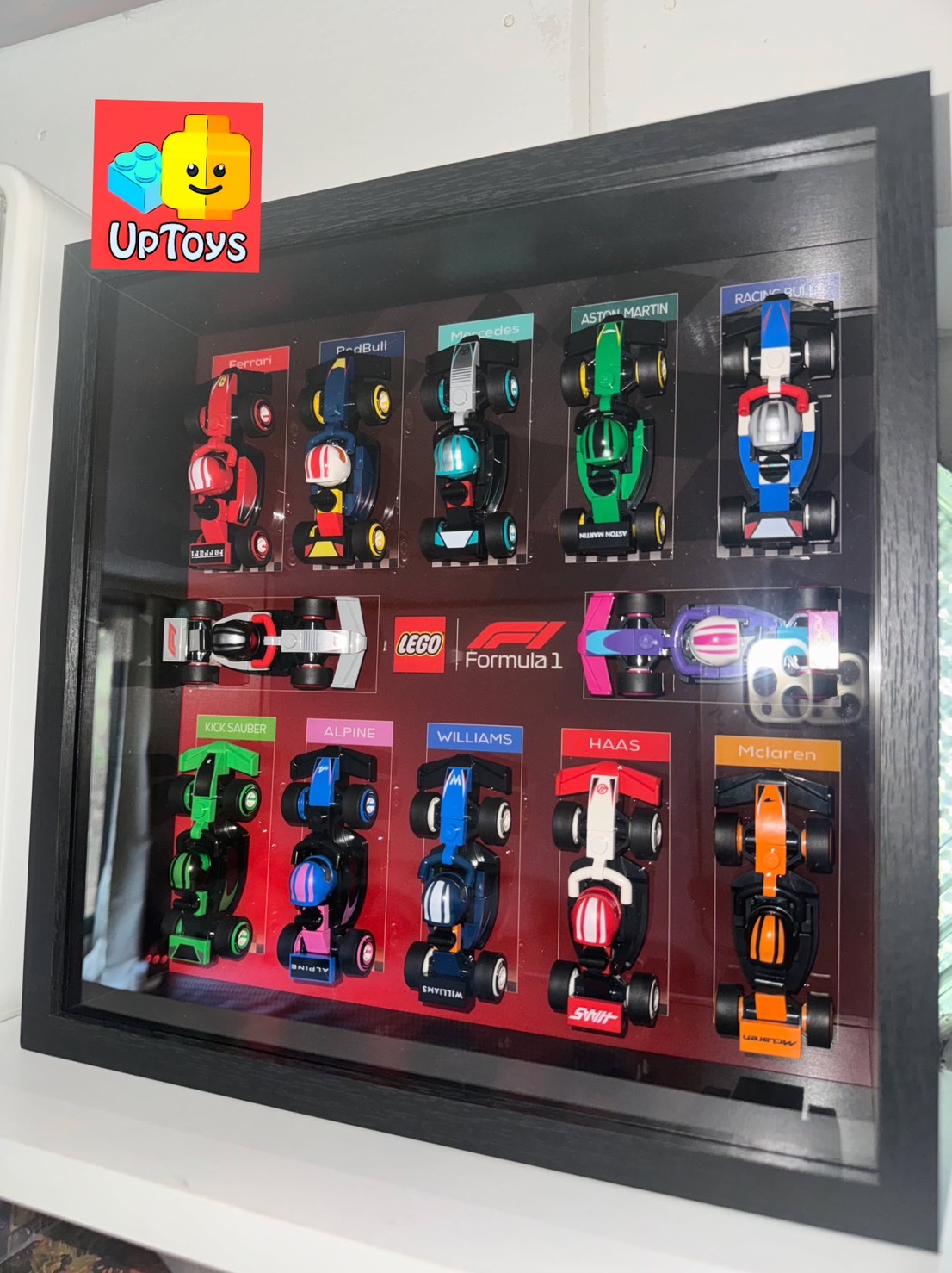 Display frame สำหรับ 71049 Collectables - F1 Race Cars [12 ทีม]