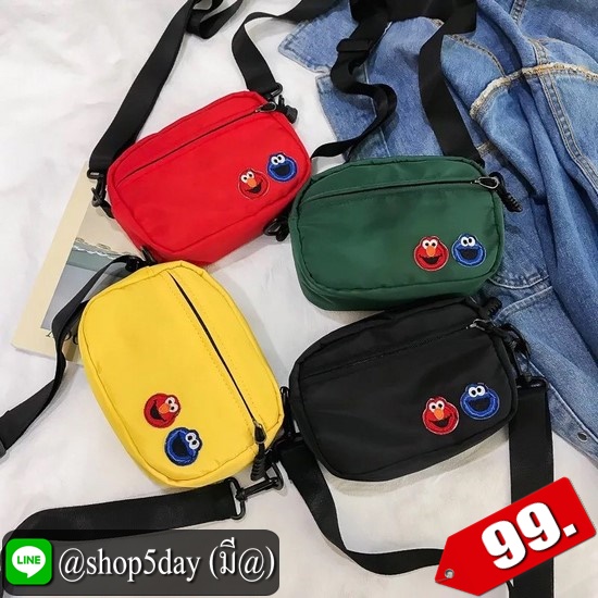 ⚡️กระเป๋าสะพายข้าง EM สุดน่ารัก 🤩 ELmo (เอลโม่)