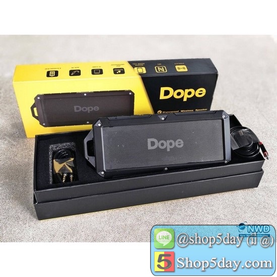 Dope Adventure Bluetooth Speaker ลำโพงบลูทูธ ลำโพงไร้สาย กันน้ำ Waterproof