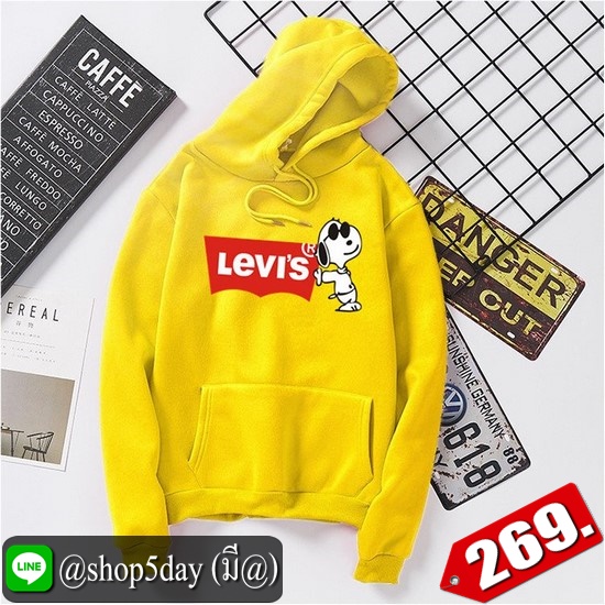 🔥 Levis เสื้อฮู้ดแขนยาวยอดฮิต ใส่ได้ทั้งหญิงและชาย ‼️